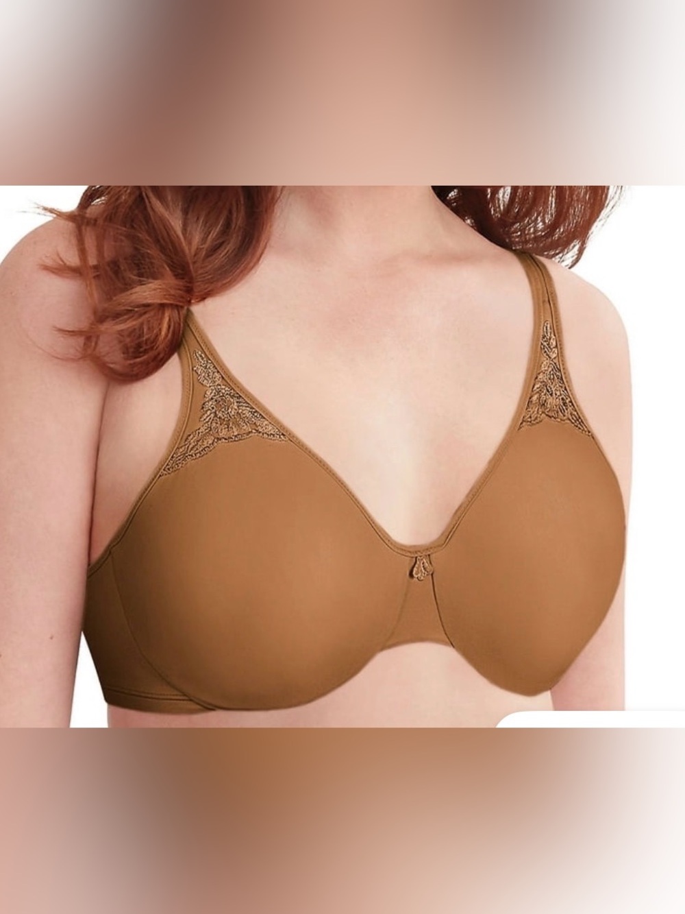 Bali Smooth Full-Coverage minimizer Bra in Tan